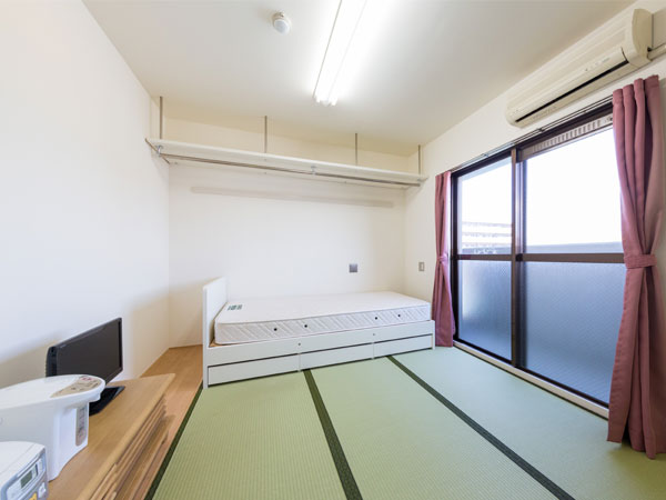 部屋全体・収納引き出し付シングルベッド