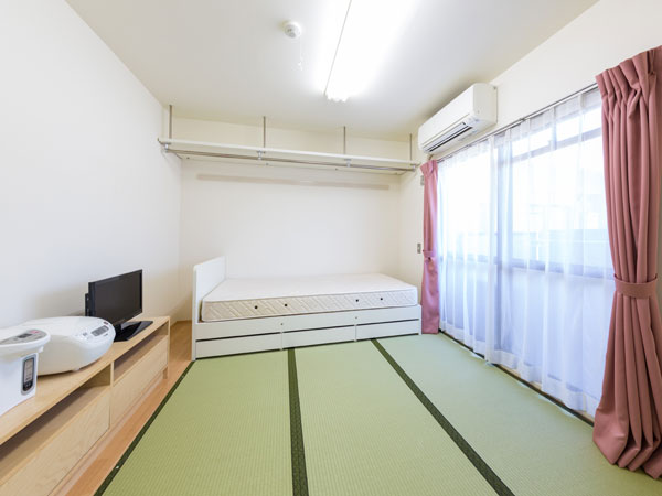 部屋全体・収納引き出し付シングルベッド